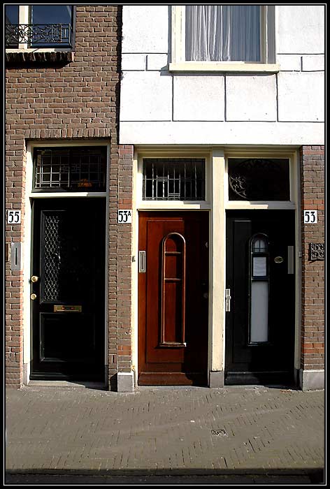 tři vchody v holandském Haagu